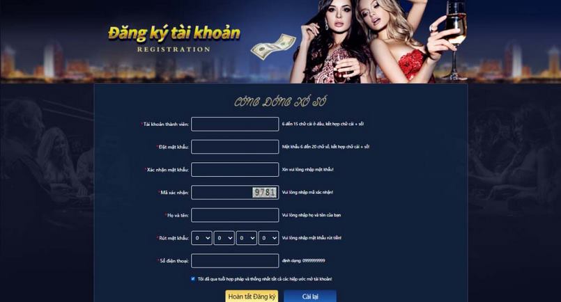 Đănng ký tài khoản tại HR99